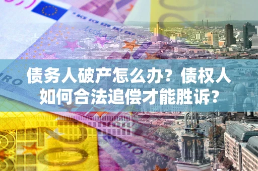 北京债务人破产怎么办？债权人如何合法追偿才能胜诉？