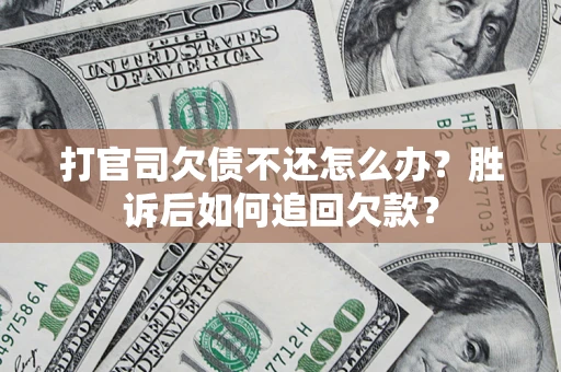 北京打官司欠债不还怎么办？胜诉后如何追回欠款？
