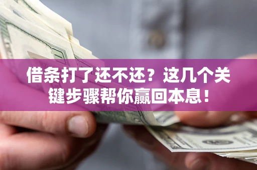 北京借条打了还不还？这几个关键步骤帮你赢回本息！