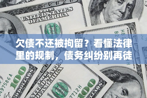 北京欠债不还被拘留？看懂法律里的规制，债务纠纷别再徒劳奔波