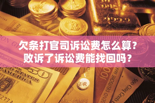 北京欠条打官司诉讼费怎么算？败诉了诉讼费能找回吗？