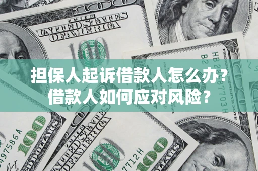 北京担保人起诉借款人怎么办？借款人如何应对风险？