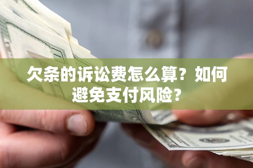 北京欠条的诉讼费怎么算？如何避免支付风险？