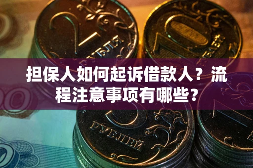 北京担保人如何起诉借款人？流程注意事项有哪些？